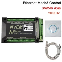 nvem cnc motion controller 200khz nvemv2 1 upgrade 3 axis 4 axis 5 axis 6 axis mach3 control card ethernet interface