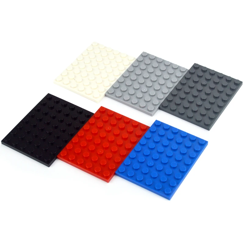 

16pcs DIY Building Blocks Thin Figures Bricks 6x8 8x16Dots Colorful Educational Creative small Size Brick Toys for Children