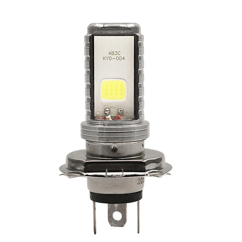 2 Side COB YCCPAUTO H4 светодиодный фара мотоцикла HS1 светодиодный мото лампы высокой мощности 24W скутера ATV Мопед корпус для противотуманной фары 6000K 12 V-80 V - Color: 2 Side COB