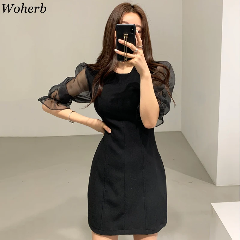 Woherb облегающее платье Модные женские тонкие туфли из органической кожи в деловом