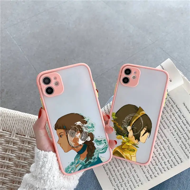 

Avatar The Last Airbender Phone Cases Matte Transparent for iPhone 7 8 11 12 s mini pro X XS XR MAX Plus cover funda