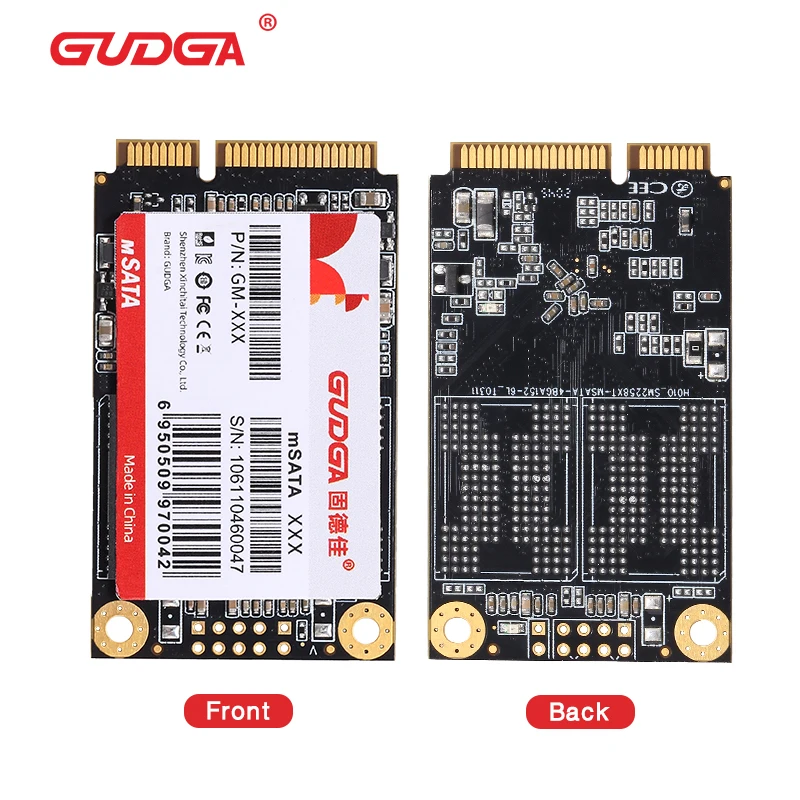 GUDGA mSATA SSD 1 ТБ Внутренний твердотельный диск SATA III ssd 512 ГБ 2 жесткий для ноутбука |