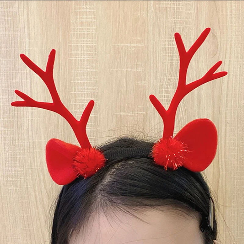 

Women's Hairbands for Christmas Hair Hoops Party's Headdress Hair Bands Cute Antlers Hair Accessories Sweet Headbands Hairband