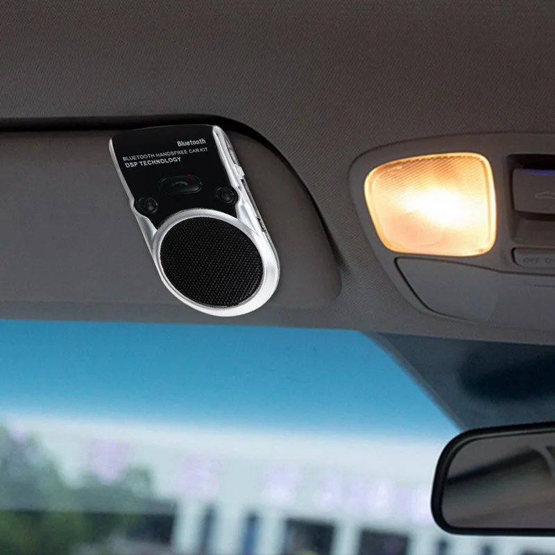 Беспроводной Bluetooth-динамик с зажимом на козырек от солнца автомобильный комплект