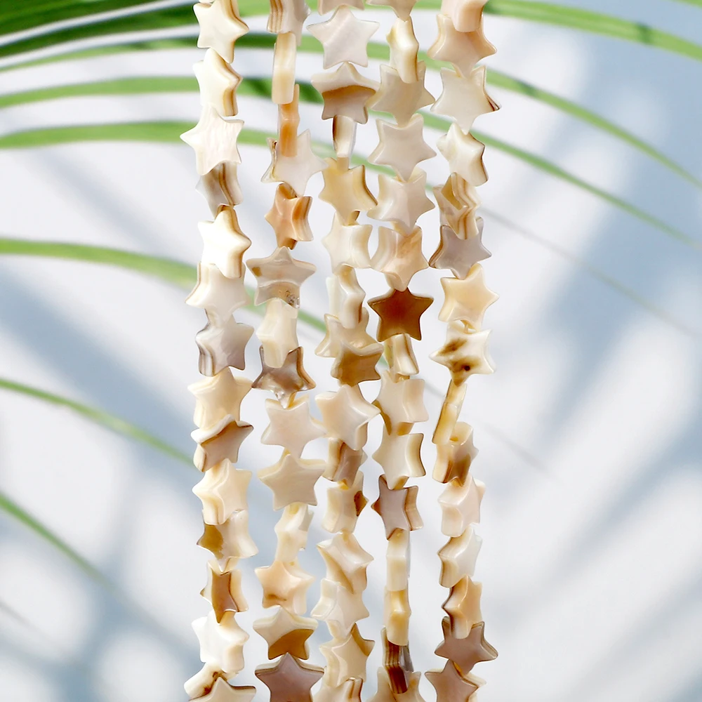 Оптовая продажа куб в форме звезды бусины из натуральных раковин пресноводный