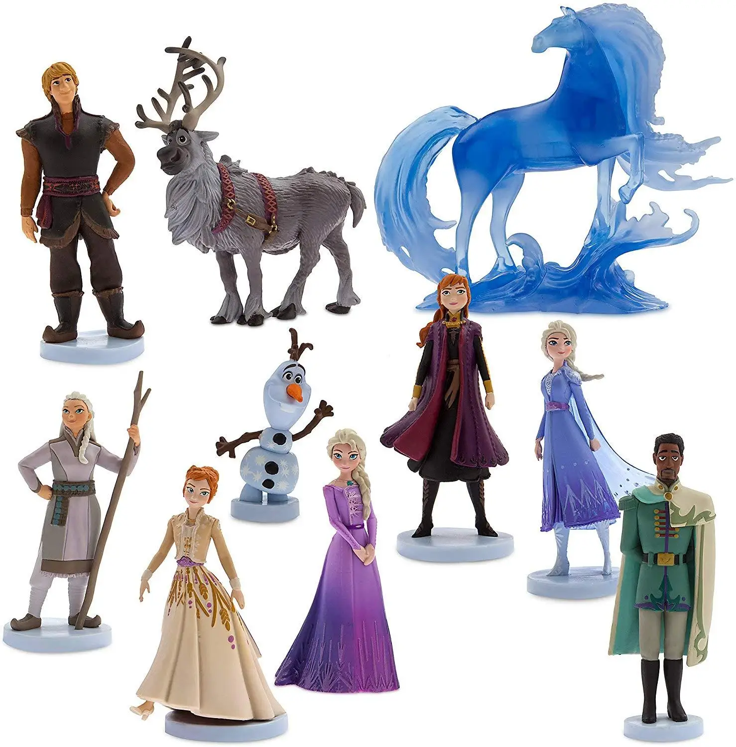 Новинка; 1 комплект детский disney «Холодное сердце» 2 Снежная Королева Эльза и Анна из ПВХ, движущаяся фигурка, Олаф Кристоф Свен аниме куклы дети игрушка Детский подарок