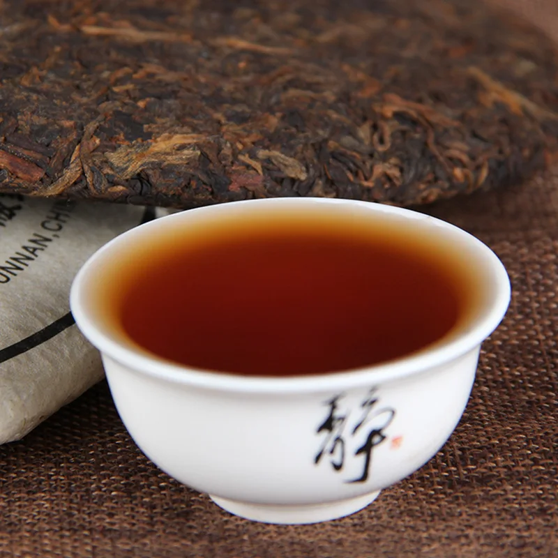

357g China Yunnan Ripe Tea 2016 Old Tree Tea More YueChen Yuexiang Pu'er Tea Green Food for Health Care Lose Weight