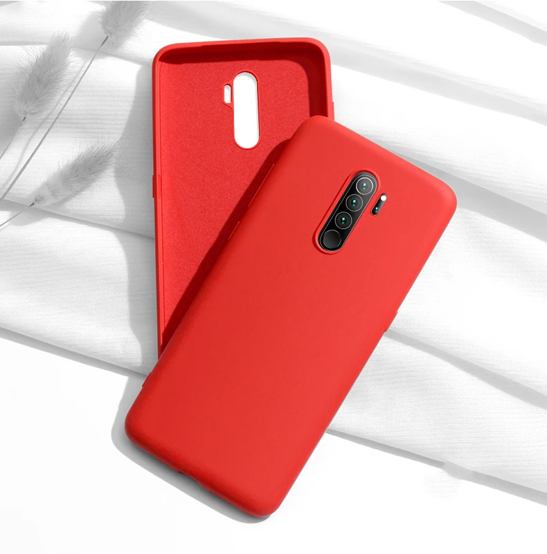 Чехол для Xiaomi Redmi Note 8/Note 8 Pro жидкий силиконовый мягкий чехол для Redmi Note 8 задняя крышка и закаленное стекло