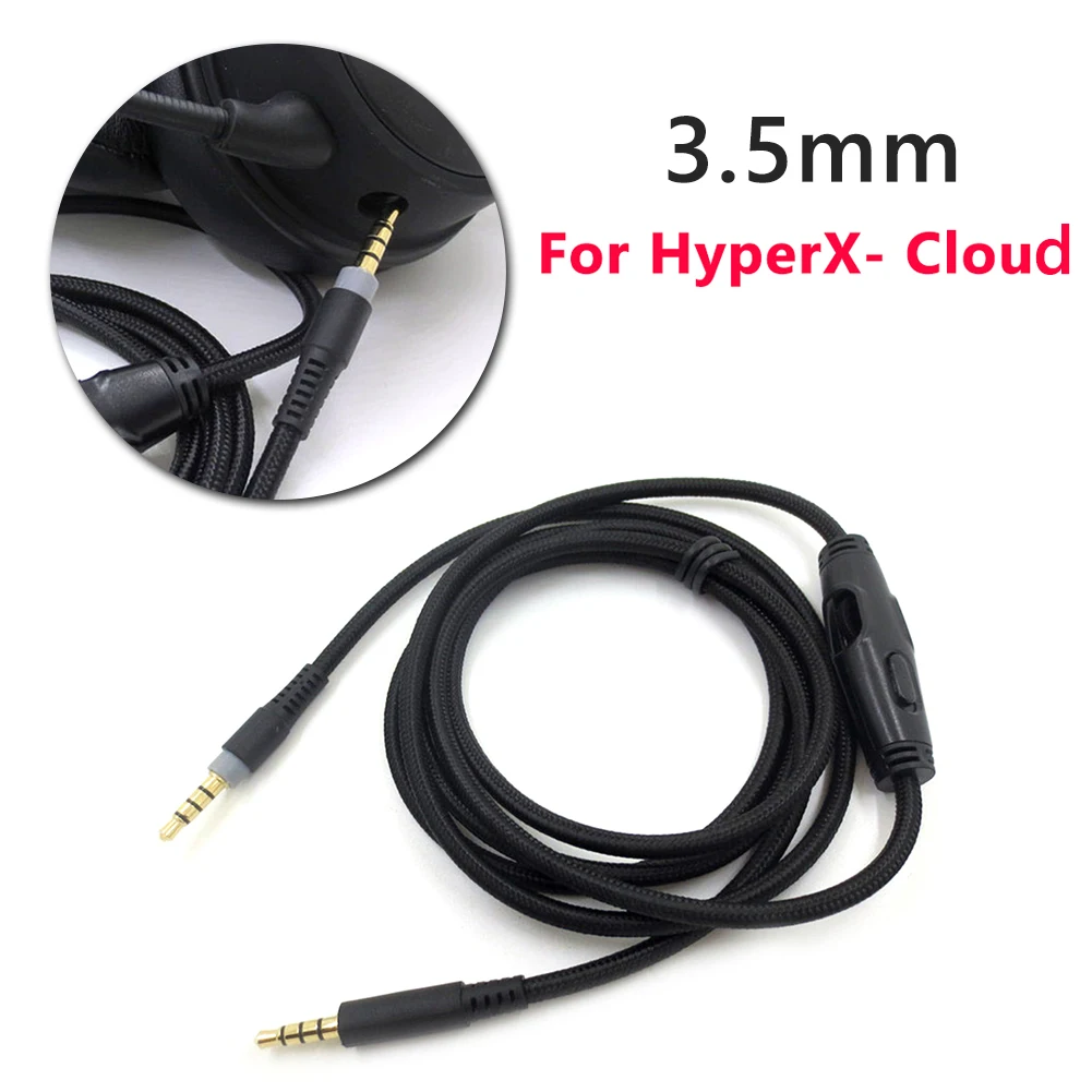 Аудиокабель для наушников HyperX Cloud/Cloud Alpha 1 5 м 3 мм штекер-штекер сменный шнур с