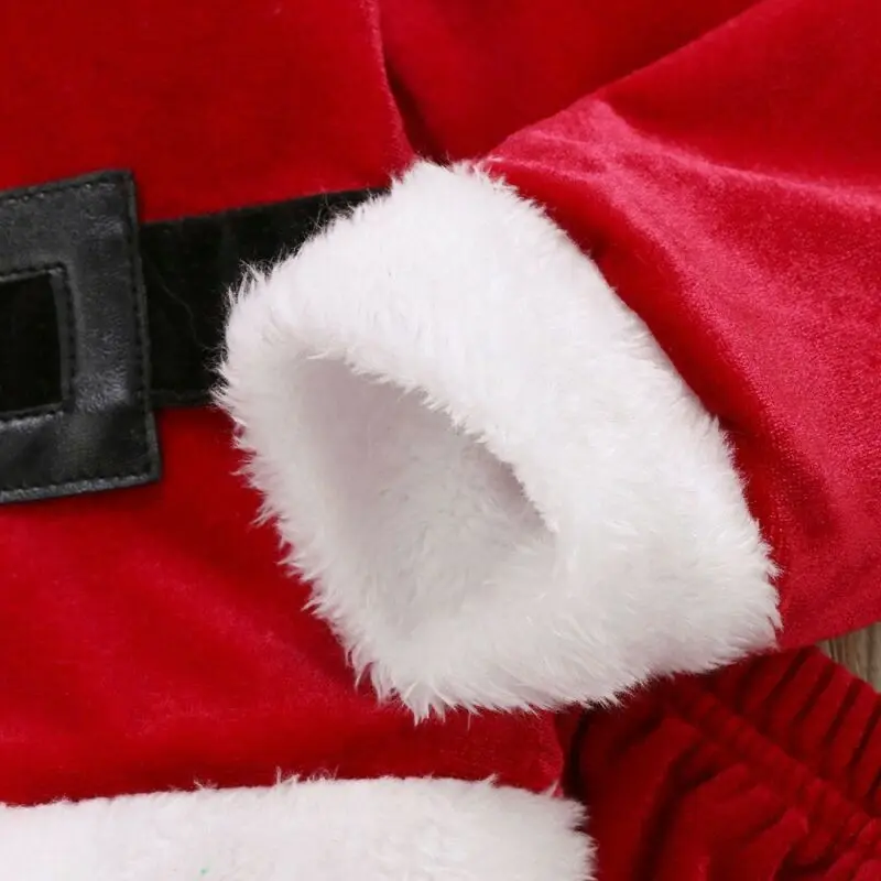 Рождественские комплекты одежды для маленьких мальчиков и девочек 3 предмета