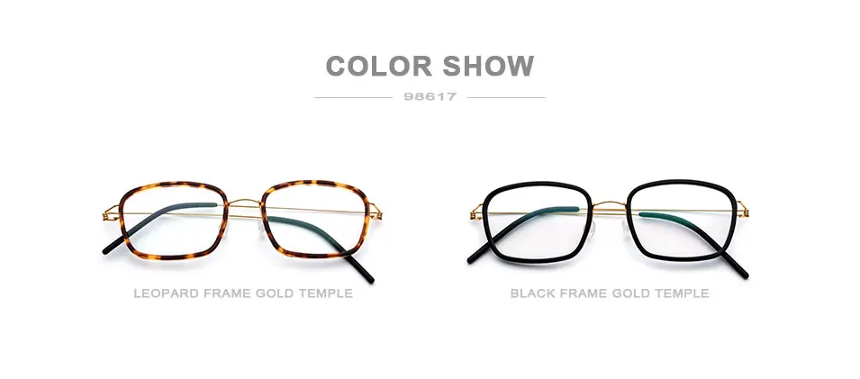 

Vintage Acetate Alloy Glasses Frame Unisex Prescription Lens Readers Optical Eyewear Ultralight Anti-Glare Reading Eyeglasses