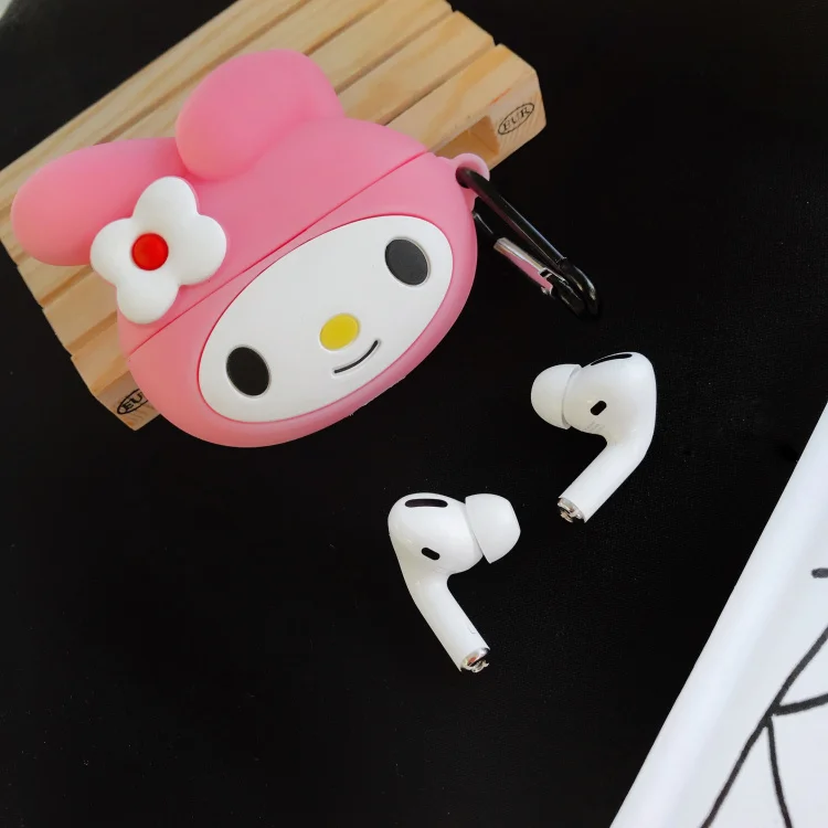 Милый мультяшный чехол для беспроводных наушников Apple AirPods Pro силиконовый зарядки
