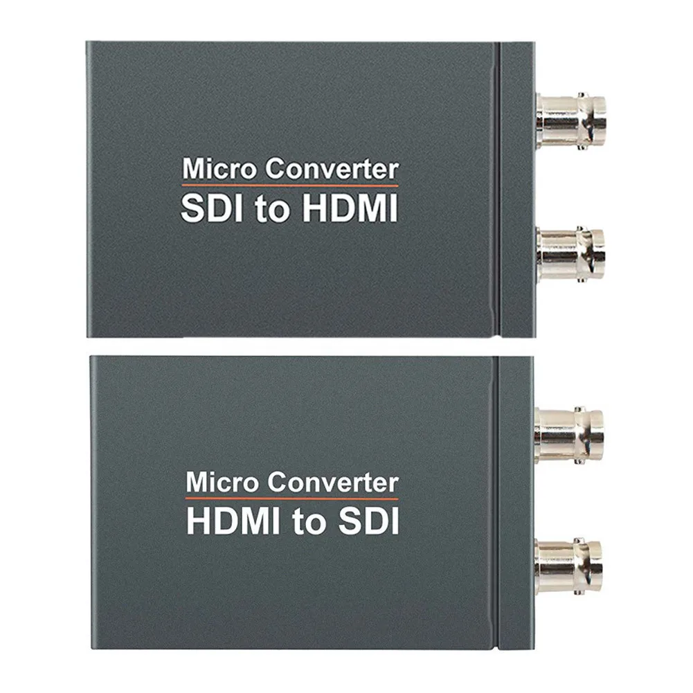 SDI к HDMI/HDMI к SDI с питанием мини 3g HD SD-SDI видео микро Конвертер адаптер с аудио Автоматическое определение формата для камеры