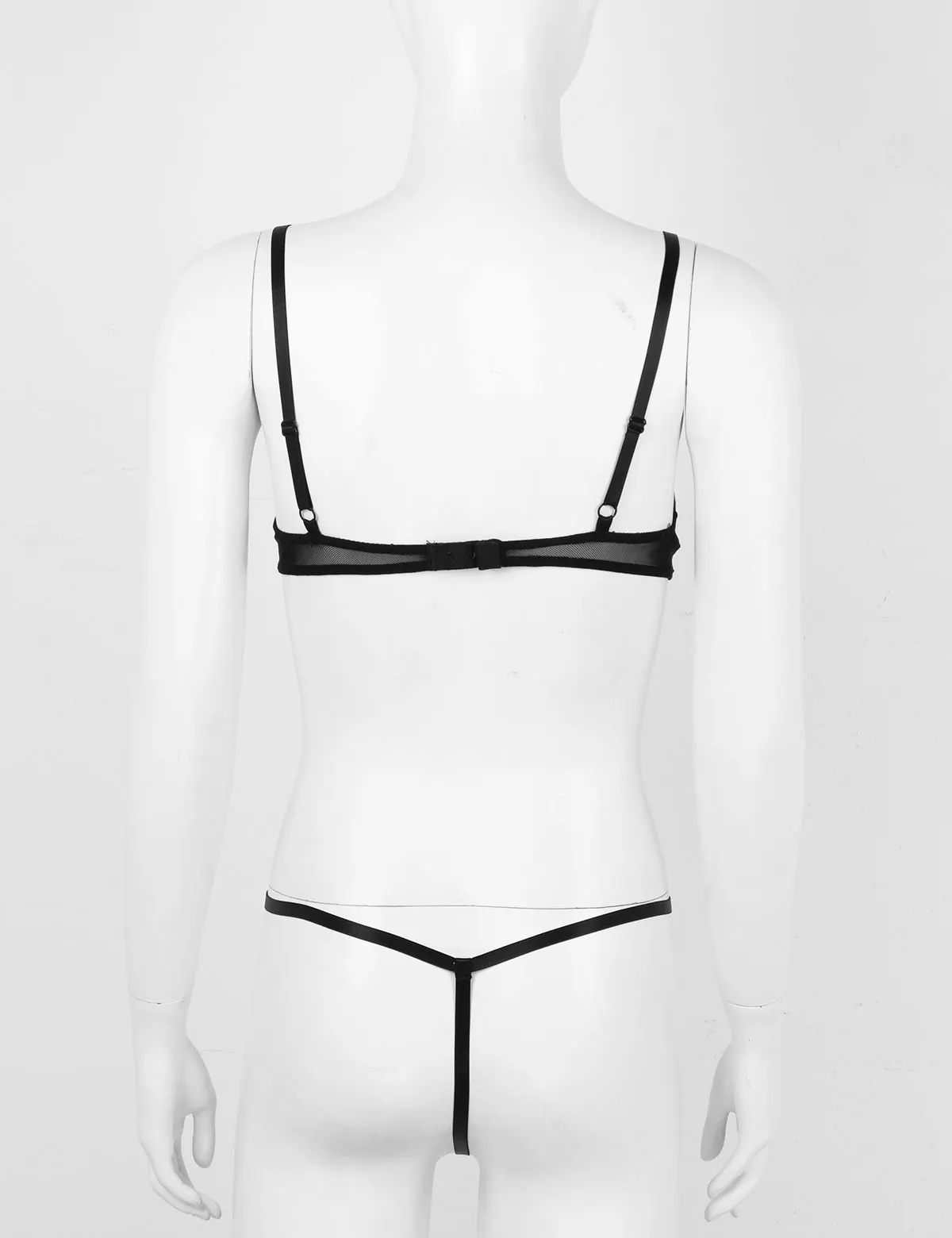 Женское Эротическое нижнее белье из лакированной кожи регулируемые чашки на