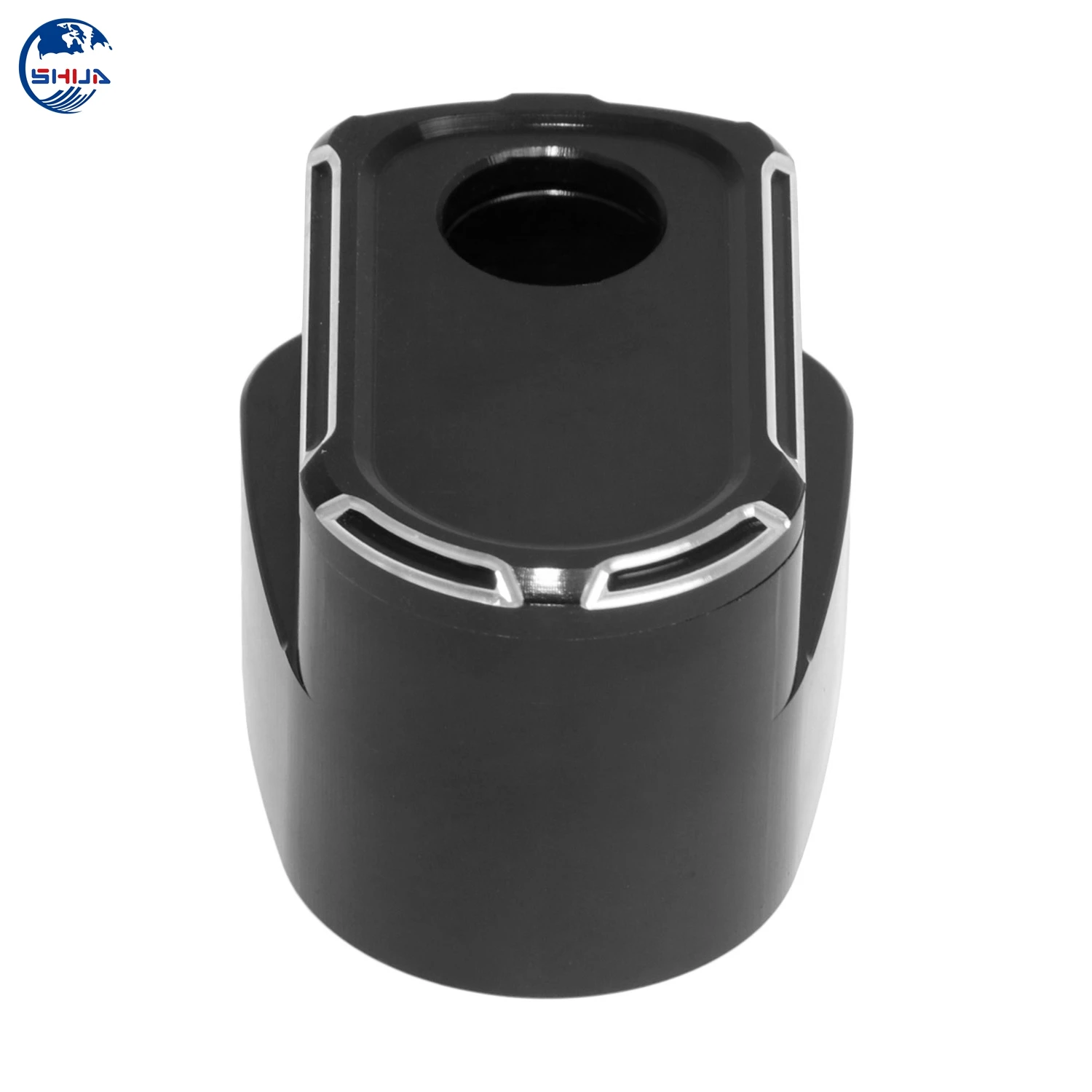 Аксессуары для мотоциклов черная алюминиевая крышка переключателя зажигания