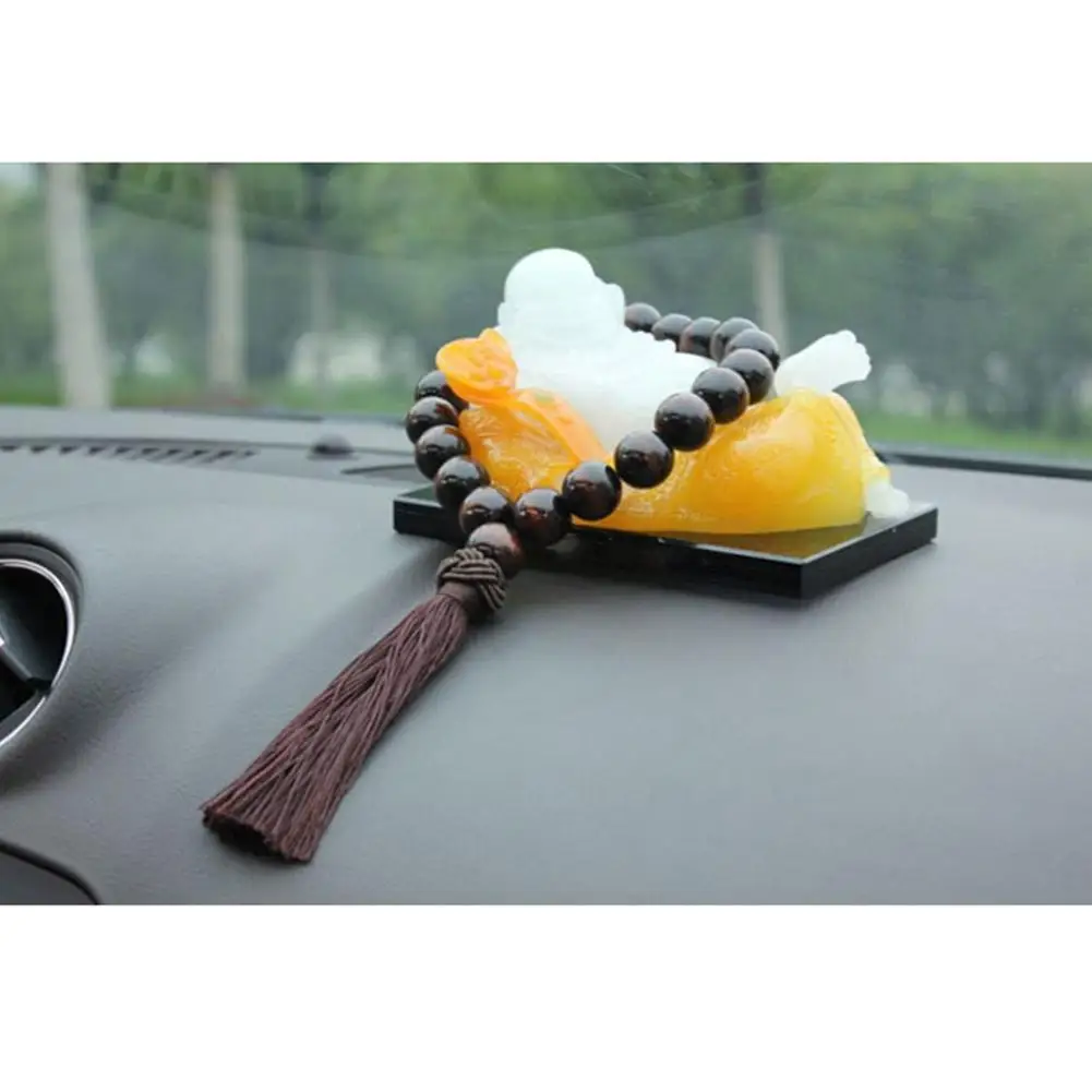 Деревянные бусины Будды Автомобильное зеркало заднего вида подвесная подвеска