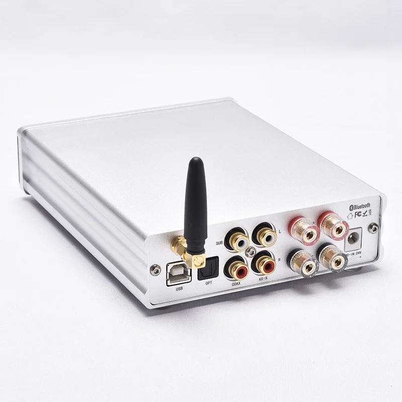 2*100 Вт TDA7498E Bluetooth 5 0 аудио стерео усилитель эквалайзер мягкий запуск ES9018K2M DAC Class D Amp