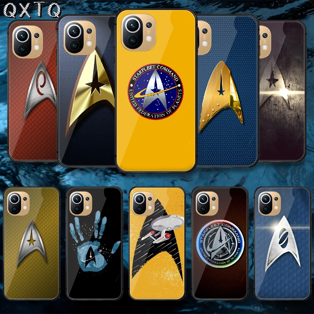 

QXTQ Star TV Treks Tempered Glass Phone Case Cover For Xiaomi Mi Poco F2 F3 X3 Nfc A3 8 9 10 11 T Pro Lite Ultra Coque Shell 3D