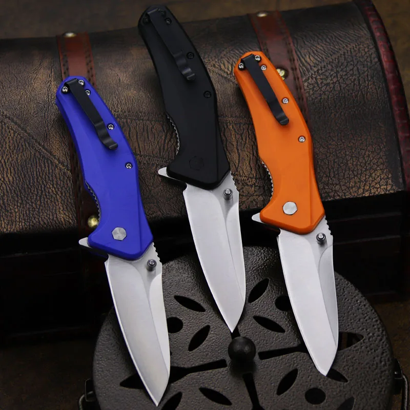 

Dehong Outdoor folding knife folding knife high hardness survival portable saber cutting edge camping sharp self-defense knives