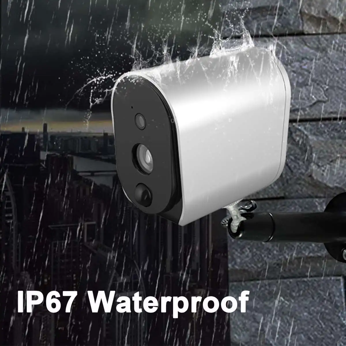 1080P Wi-Fi камера с питанием от батареи 2.0MP HD уличная Беспроводная ip-камера безопасности наблюдения Всепогодная PIR сигнализация запись аудио