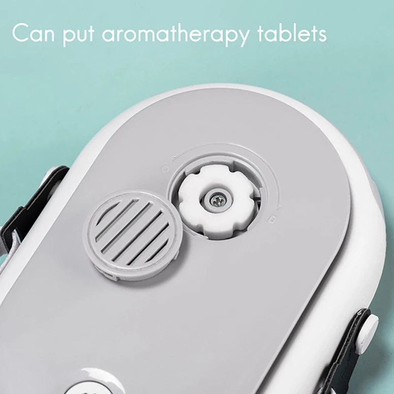 

Aromatherapy Hanging Neck Fan Mini Portable Outdoor Sports 2000MAh USB Charging Silent Hanging Neck Fan