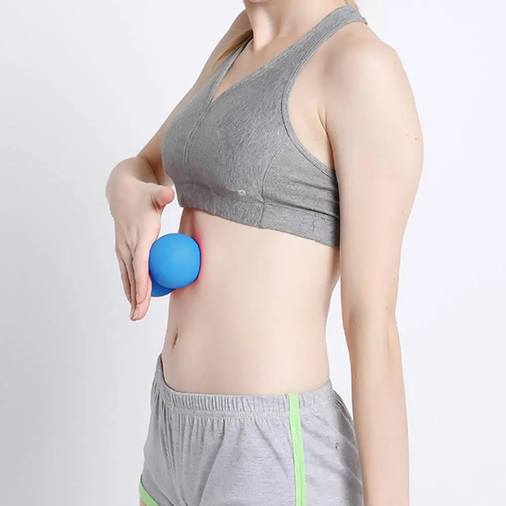 2 шт. арахис Массажный мяч Лакросс фитнес мячи терапия спортзал расслабляющий для