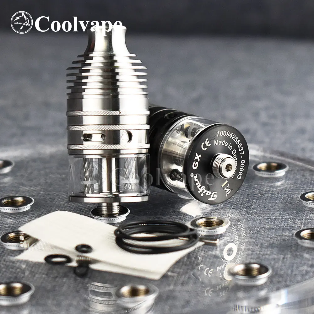 Coolvape Taifun GX 4 мл RDTA распылитель DL/MTL RTA легко заполняемый боковой 316ss vs GTR rta диаметр 23