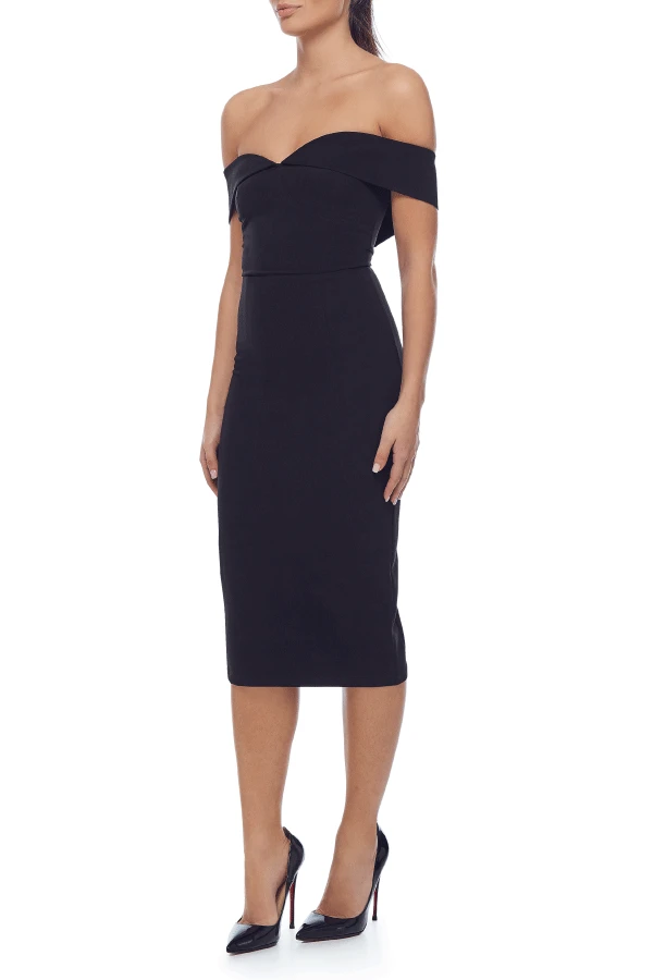 

2020 New Women Elegant black strapless off shoulder Vestido Celebrity Evening Party Bodycon Bandage Dresses wholesal
