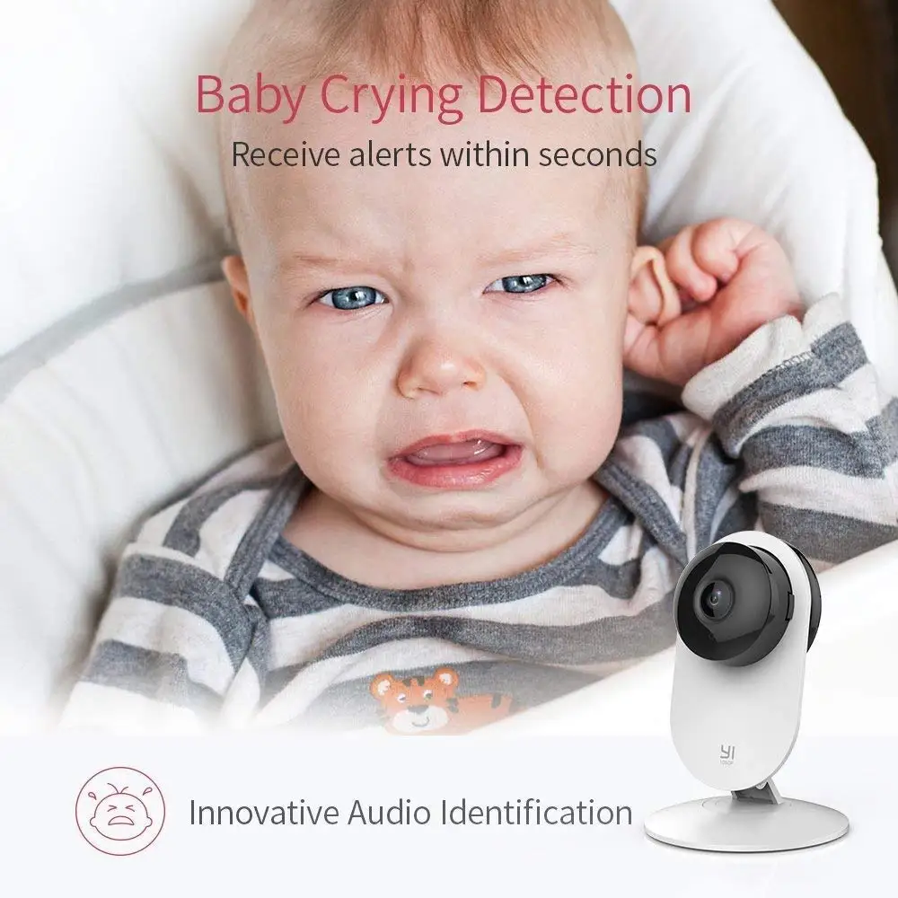 Домашняя камера YI 1080p Home Camera Режим ночной съемки Обнаружение движения