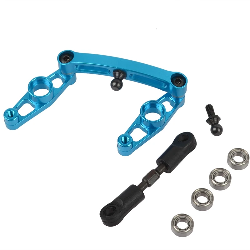 Aluminum Alloy Ball Bearing Crank Steering Set for Tamiya TT-02 TT02 1/10 RC Car Upgrade Parts | Игрушки и хобби