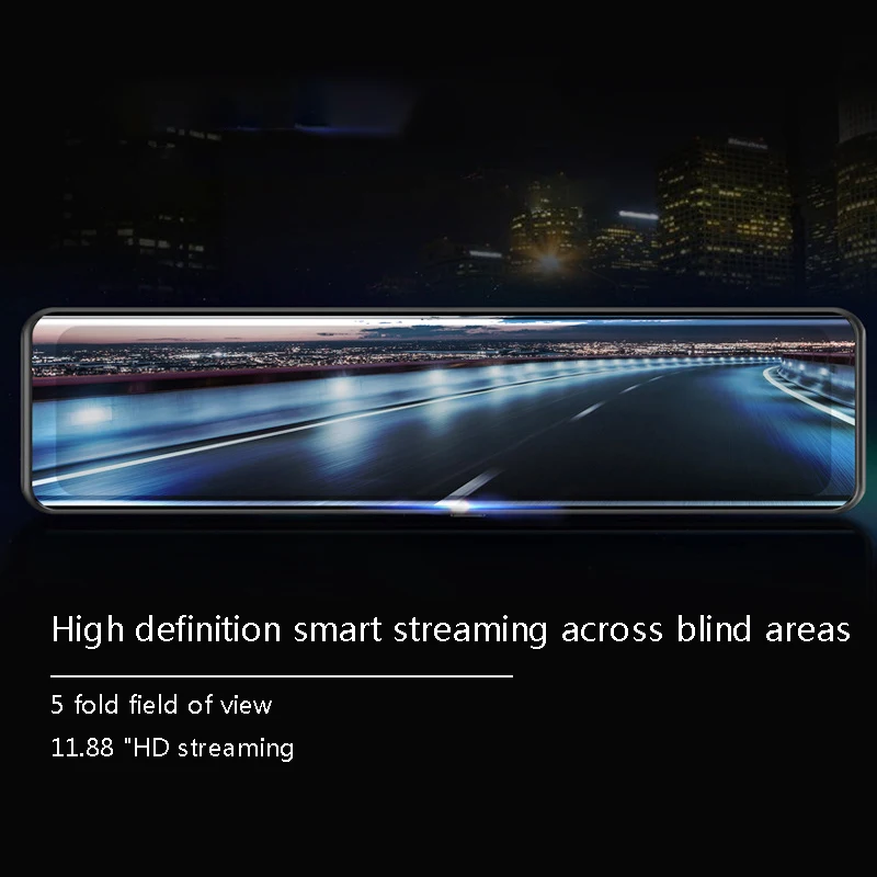 

2K Mirror Dash Cam 12 Inch Backup Camera Control Contact Sn Front and Rear Dual Dash Camera for Cars Camera