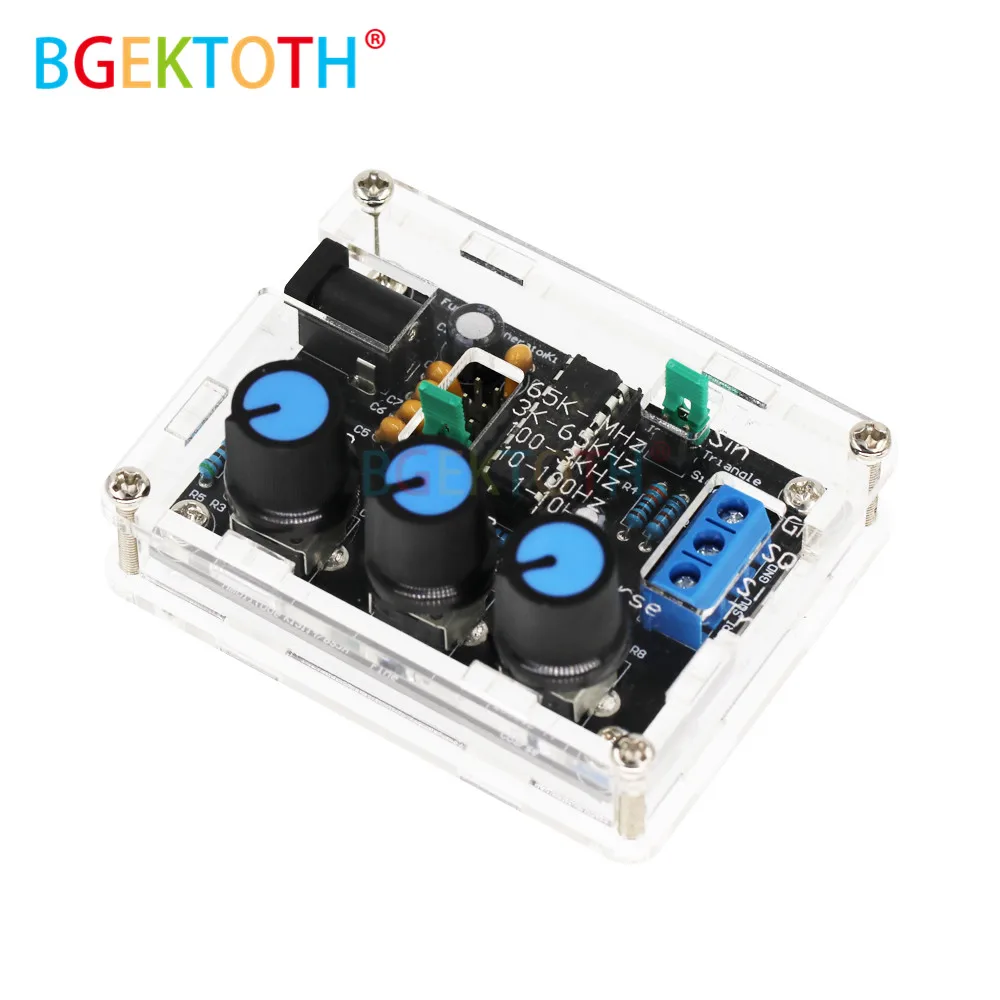 Function Signal Generator Sine/Triangle/Square Full Assembled Welding Adjustable Frequency Amplitude XR2206 | Инструменты