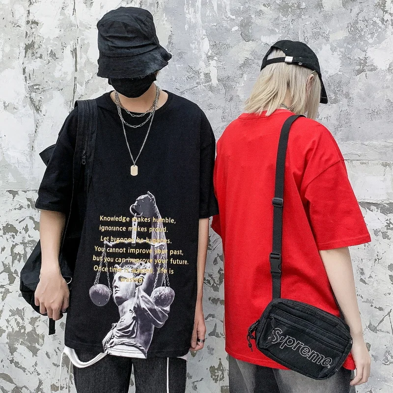 Мужская футболка с коротким рукавом Повседневная хлопковая Футболка в стиле