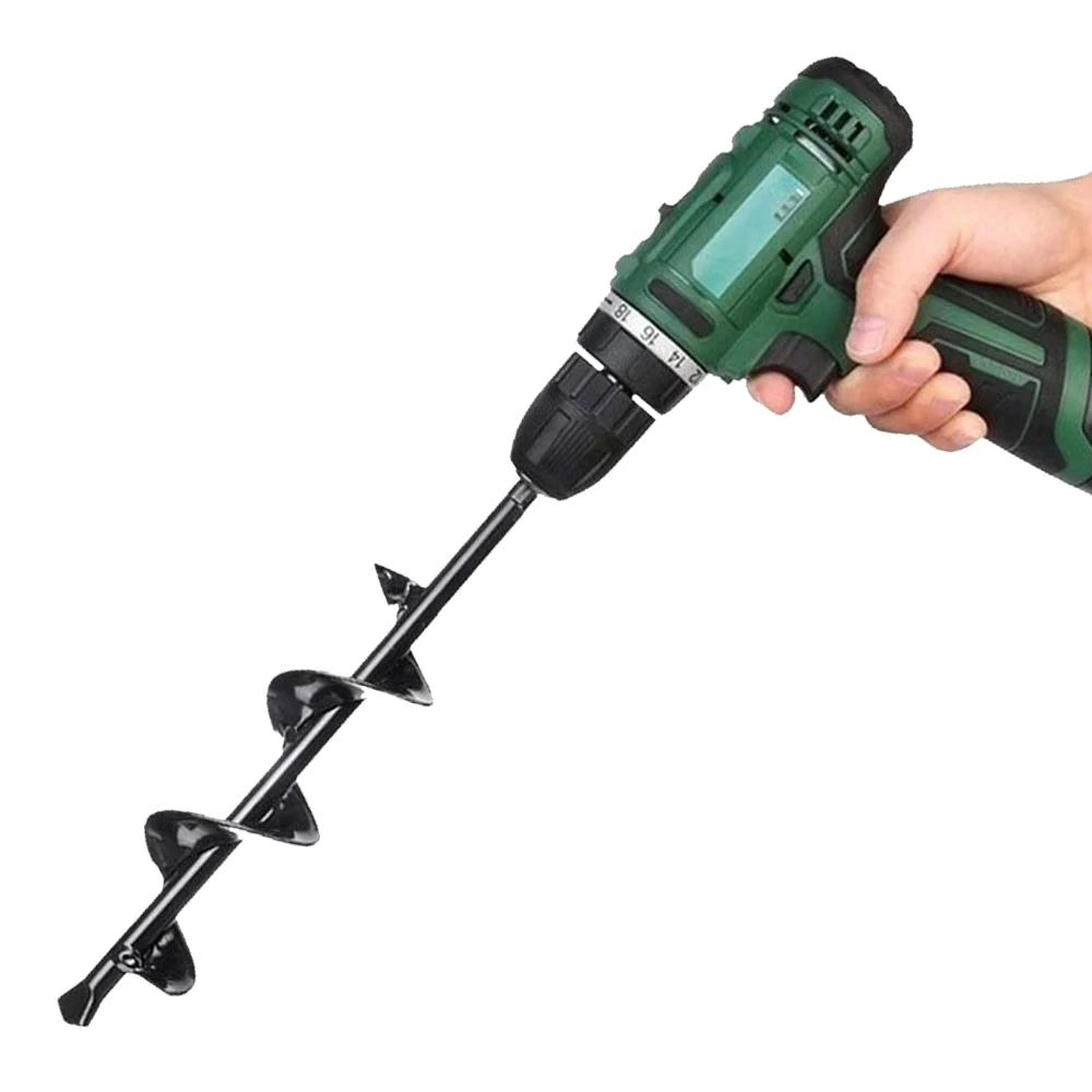 Садовый Бур спиральный спиральное сверло из углеродистой стали с шестигранным