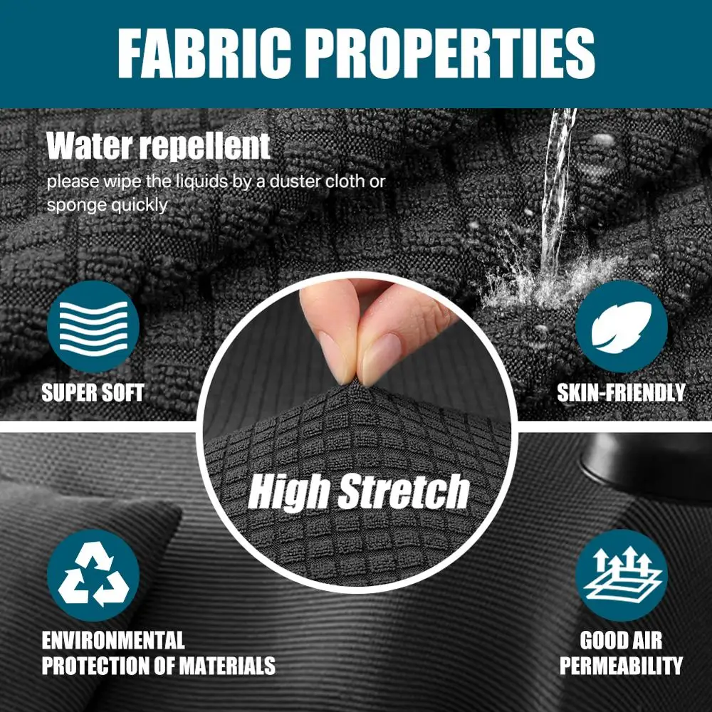 Водонепроницаемый флисовый чехол для дивана однотонный эластичный гостиной