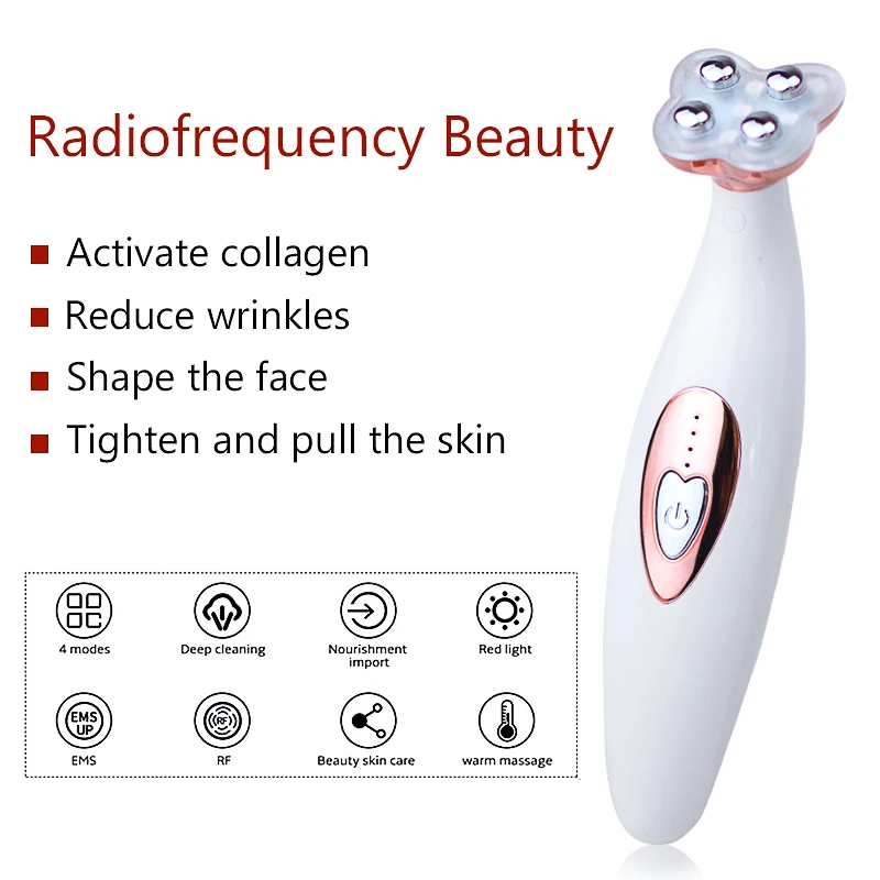 Радиочастотный ультразвуковой прибор MissHeart для лица массажер и подбородка