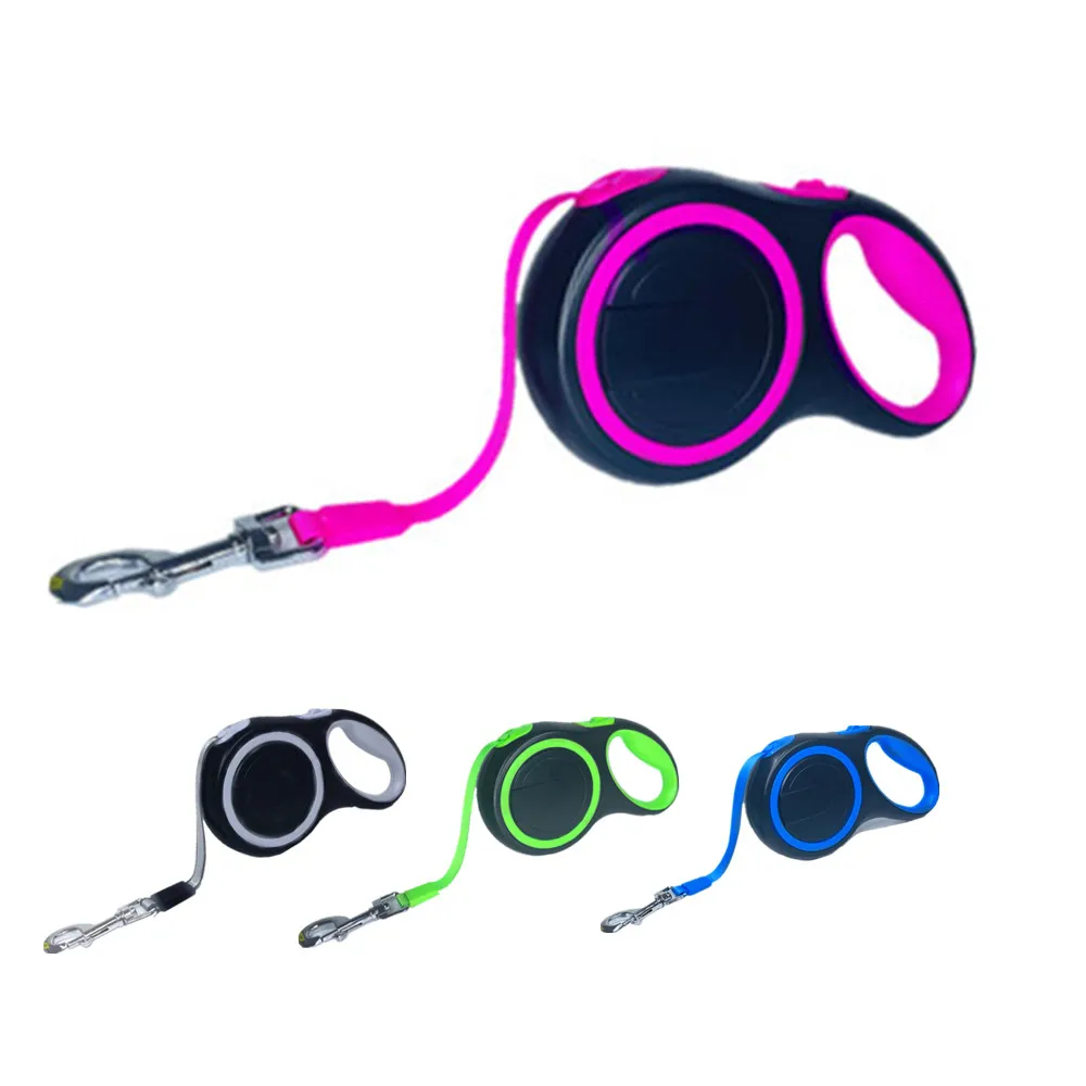 

8M Durable Nylon Dog Leash Long Pet Retractable Lead Automatic Leash For Large Dogs Extending Big Dog Walking Running Leads Rope