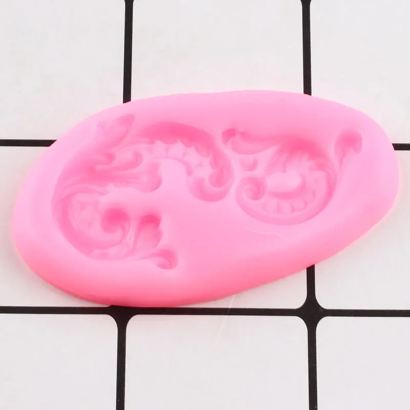 Барокко рельеф границы силиконовые формы DIY кружева рамка инструменты для