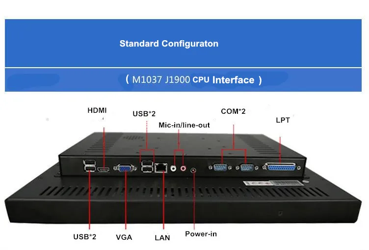 Factory wholesale 17 inch outdoor all in one computer intel i5 4210u dual core 2.7Ghz LCD touch screen pc