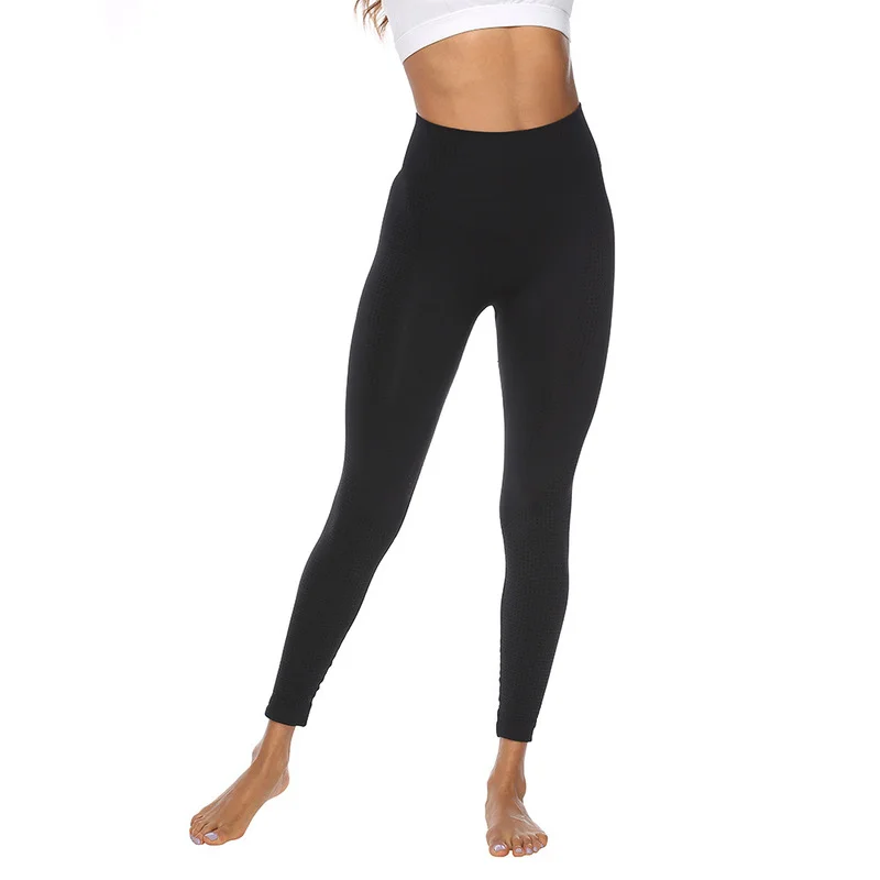 LUOYIYANG Seamless Leggings for Women Pants Elastic and Quick-drying Solid Color Fashion Leggings Sport Women Fitness Winter
