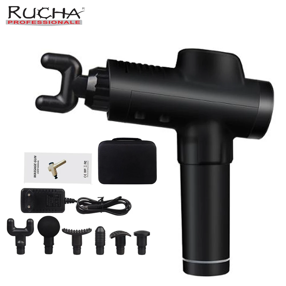 Персональный массажный пистолет ЖК дисплей Дисплей машина вибрации глубоких