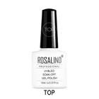Топовое покрытие ROSALIND для ногтей 10 мл, Гель-лак для дизайна ногтей, удаляемый замачиванием, длинный прочный верх, лак для ногтей, маникюр