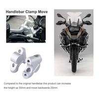 ns modify motorcycle handlebar riser clamp back move mount adjustable fat bar clamps universal for bmw r1200gs adv lc adventure