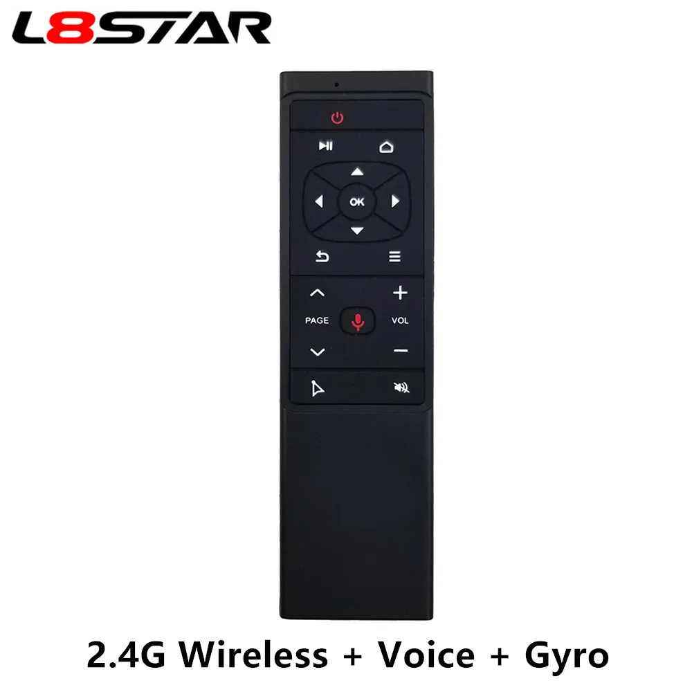 L8STAR T12 Беспроводной 2 4G Fly Air Мышь usb приемник Nano 6 оси микрофон ИК пульт