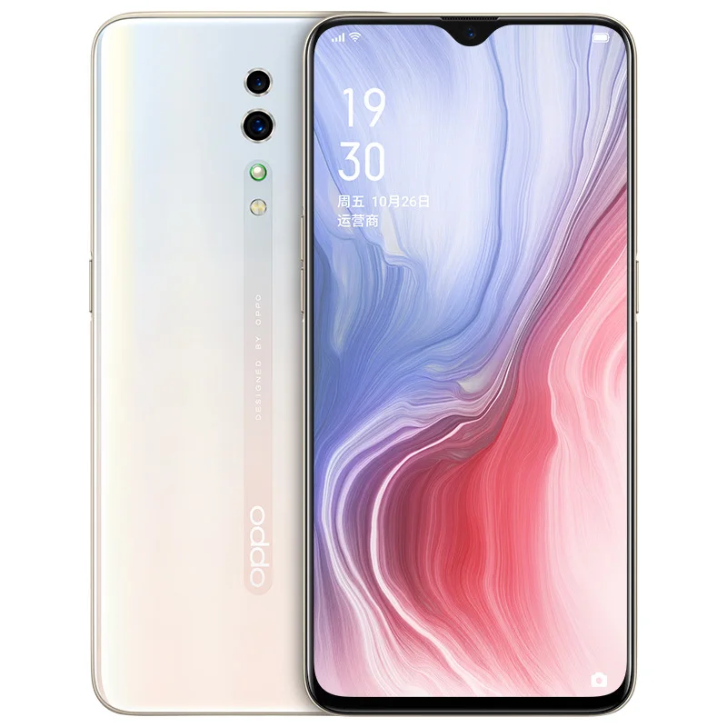 DHL Быстрая смартфон Oppo Reno Z Android 9,0 6," ips 2340X1080 6 ГБ ОЗУ 256 Гб ПЗУ Мп+ 32 МП экран отпечаток пальца