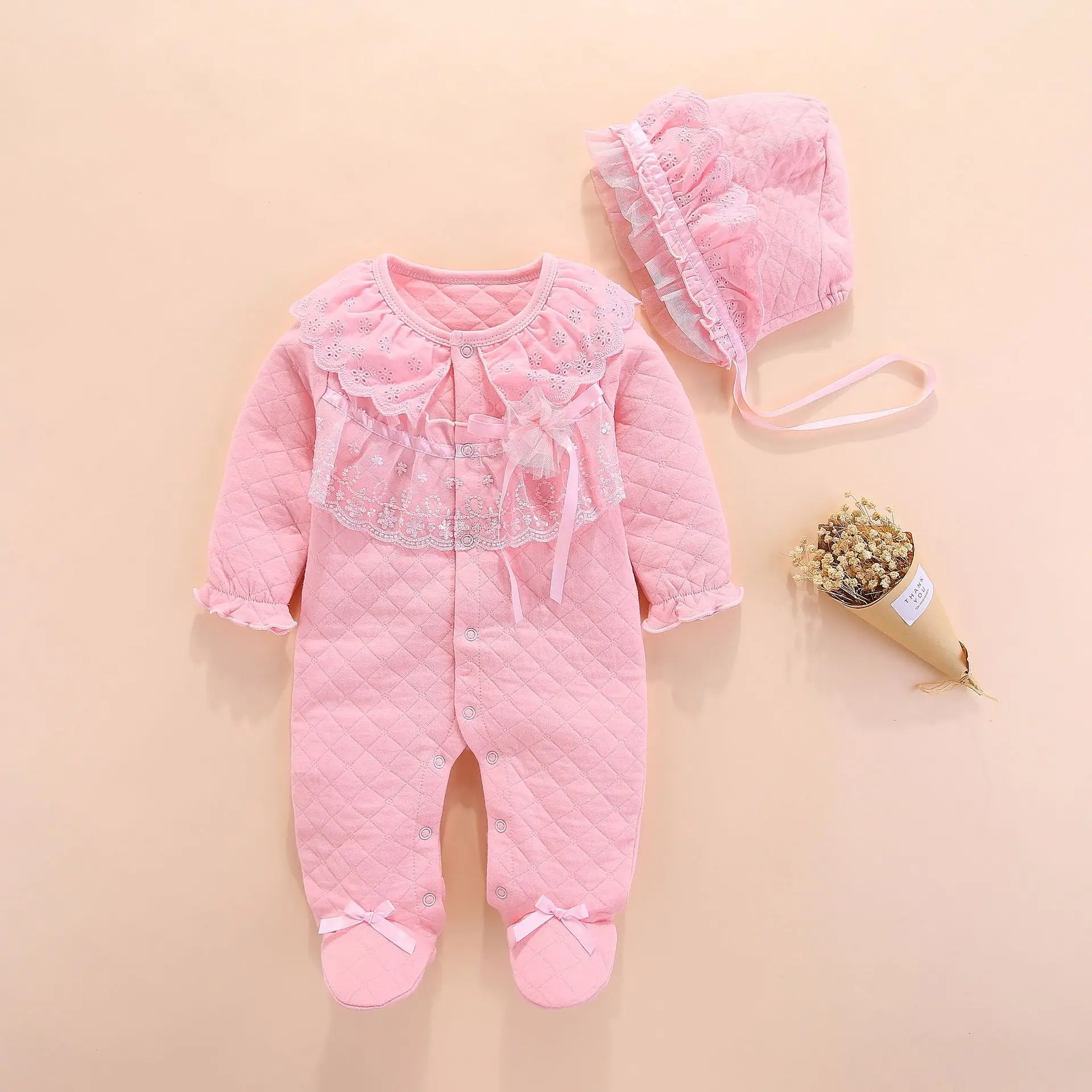 

Baby Girl Romper 0-2Y Autumn Winter Newborn Baby Clothes for Girls Long Sleeve Kids Boys Jumpsuit Baby Boys Outfits Clothes