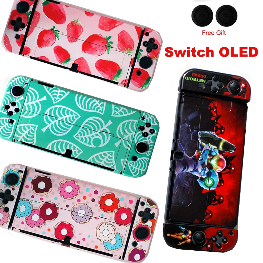 

Metroid Dread Anime Design Skin Cover Hard Shell Anti-drop Protective Case For Nintendo Switch Oled Console Joy-con Accessories