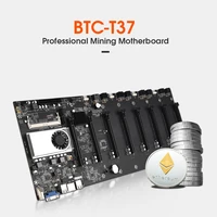 mining motherboard with cpu and fan and set 8 gpu slots ddr3 memory integrated vga low power consumption exquisite