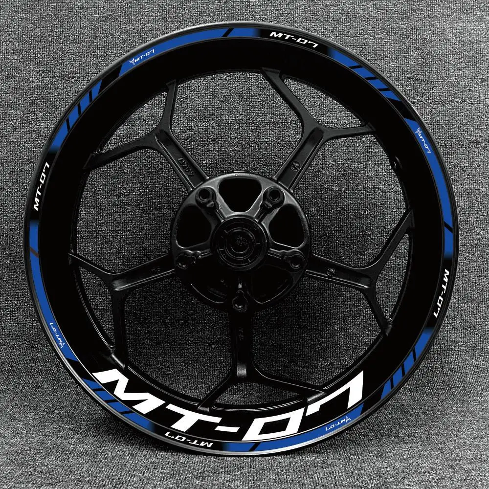 Водонепроницаемая Светоотражающая наклейка на обод для мотоцикла Yamaha MT-07