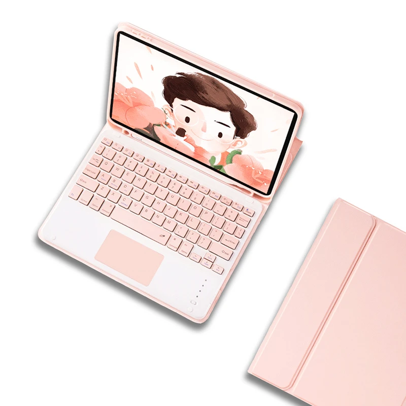 

Magnetic Keyboard Case iPad 2020 10.9 air 4 pro 11 10.2 8th Smart Cover and Pencil Slot iPad Air 3 2 1 Pro 10.5 9.7 10.2 shell